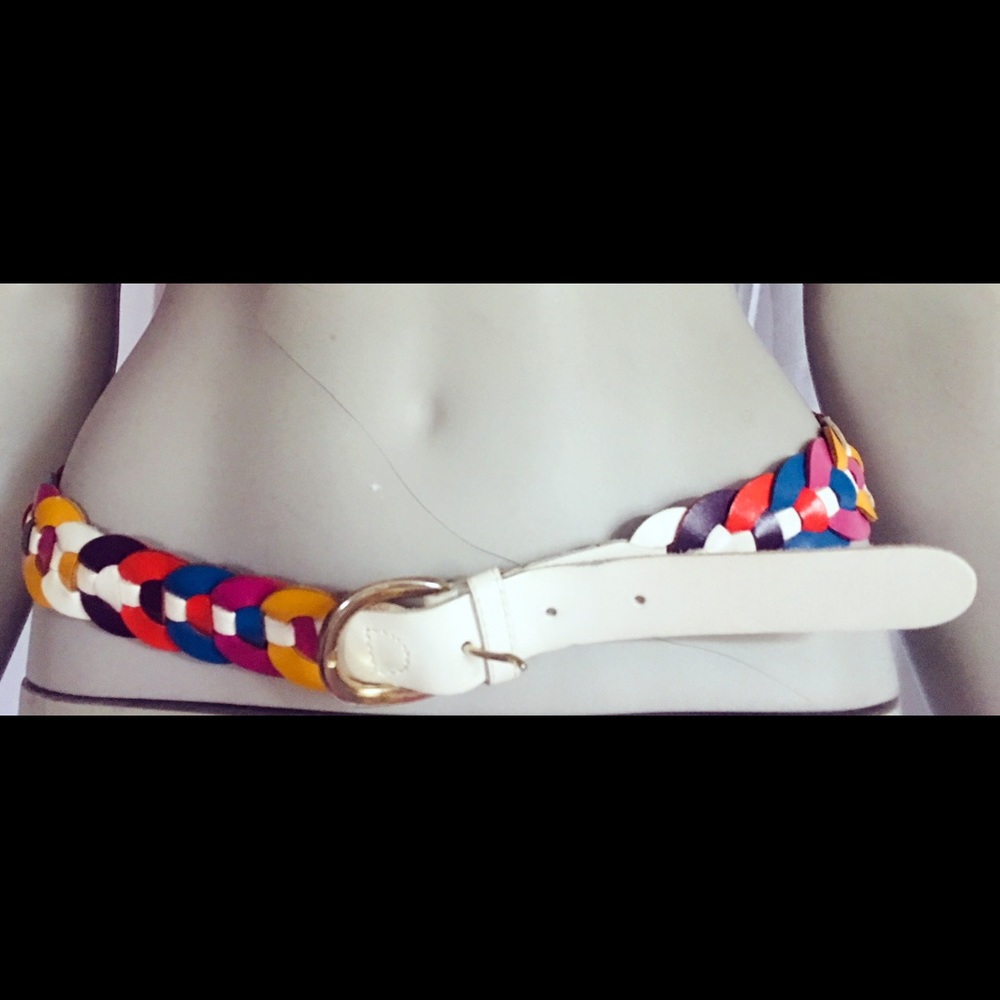 Women’s Leather Loop Link Belt Pre-owned